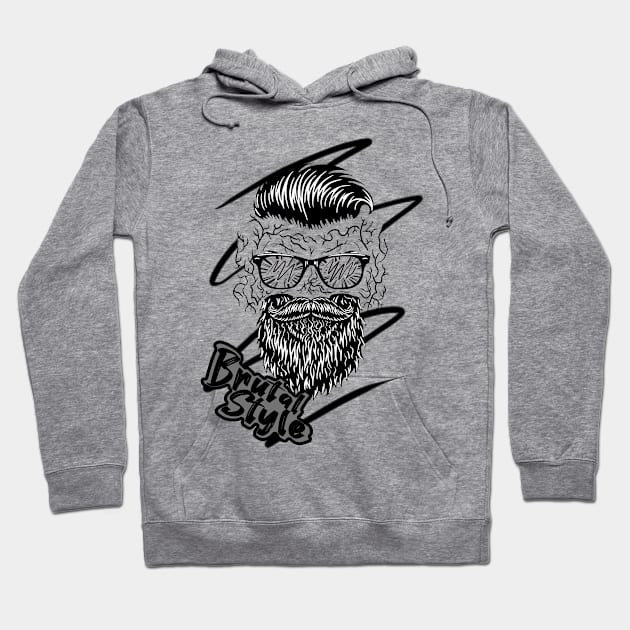 Brutal style Hoodie by CB_design